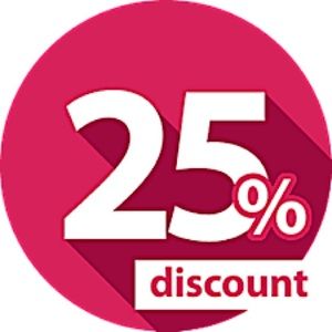 25% off 2 or more